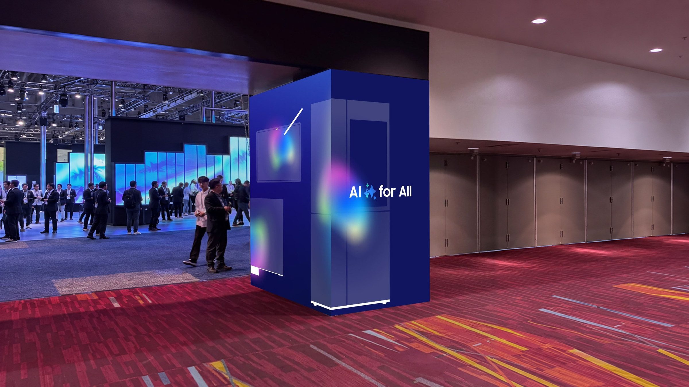 CES 2025 — 부스 가로