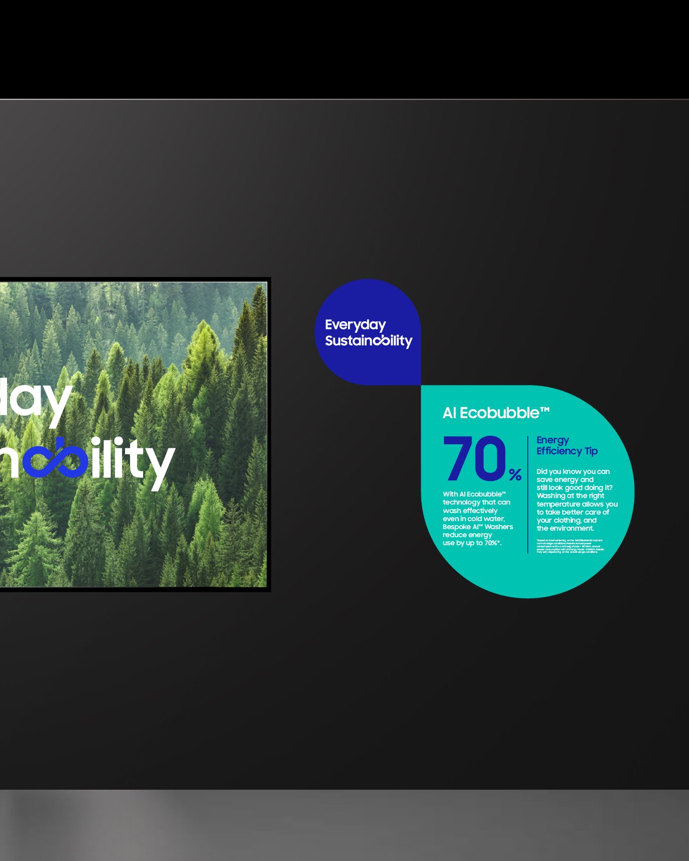 삼성전자 — Everyday Sustainability 인포 모듈 월